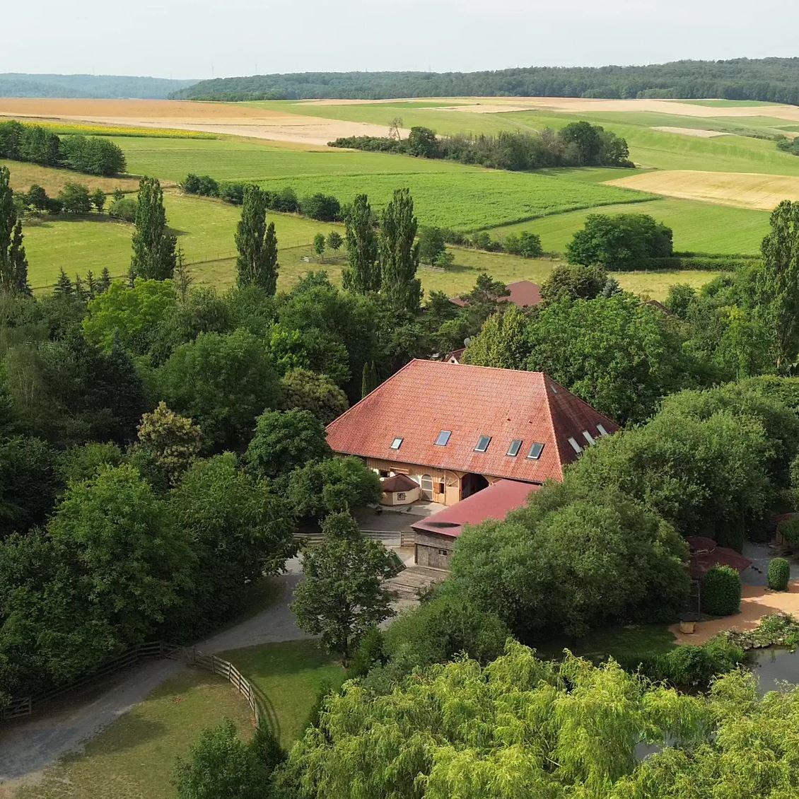 Johannishof Heimat für Tiere Ansicht von oben