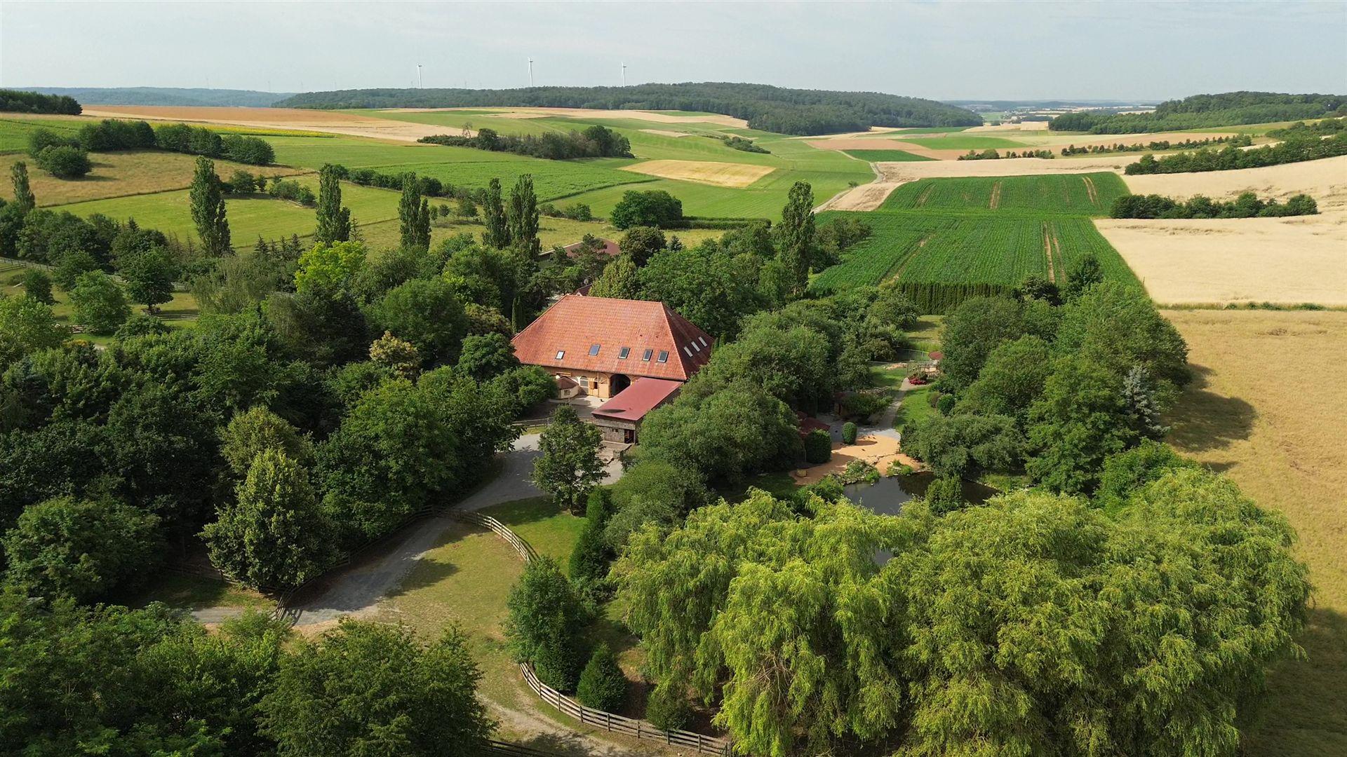 Luftansicht des Johannishofs