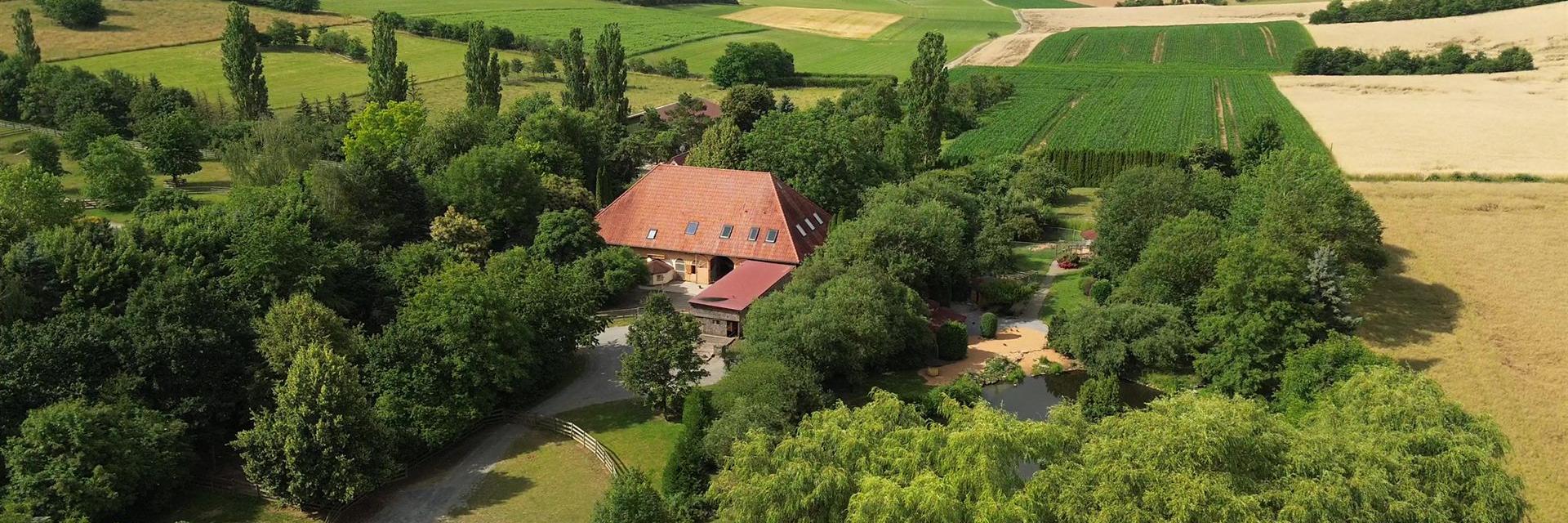 Luftansicht des Johannishofs